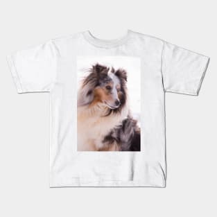 Shetland Sheepdog Portrait Kids T-Shirt